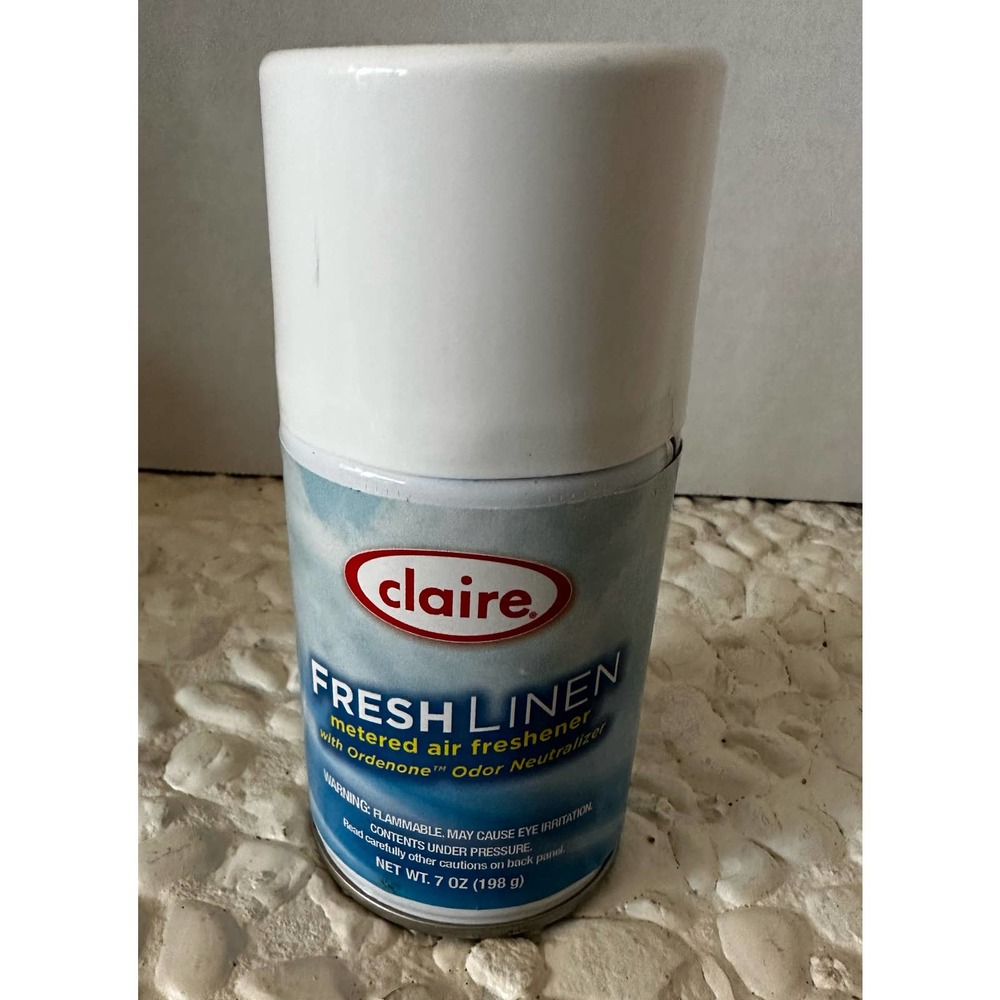 Claire C-110 7 Oz. Fresh Linen Metered Air Freshener Aerosol Can